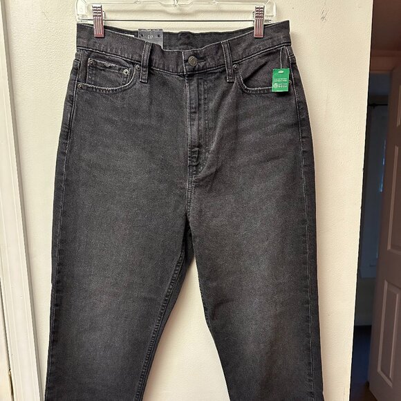 SOLD GAP Women's Sky High Rise Vintage Slim Jeans - NWT, Black, Size 30/Size 10 - Picture 9 of 10